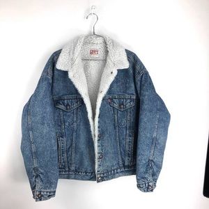 Levi’s Denim Sherpa Jacket